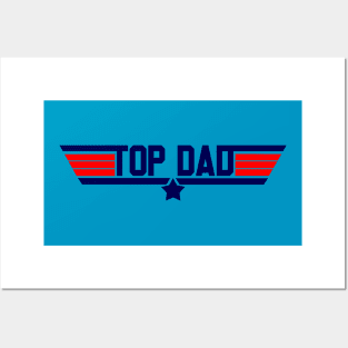 Top Dad Top Gun Posters and Art